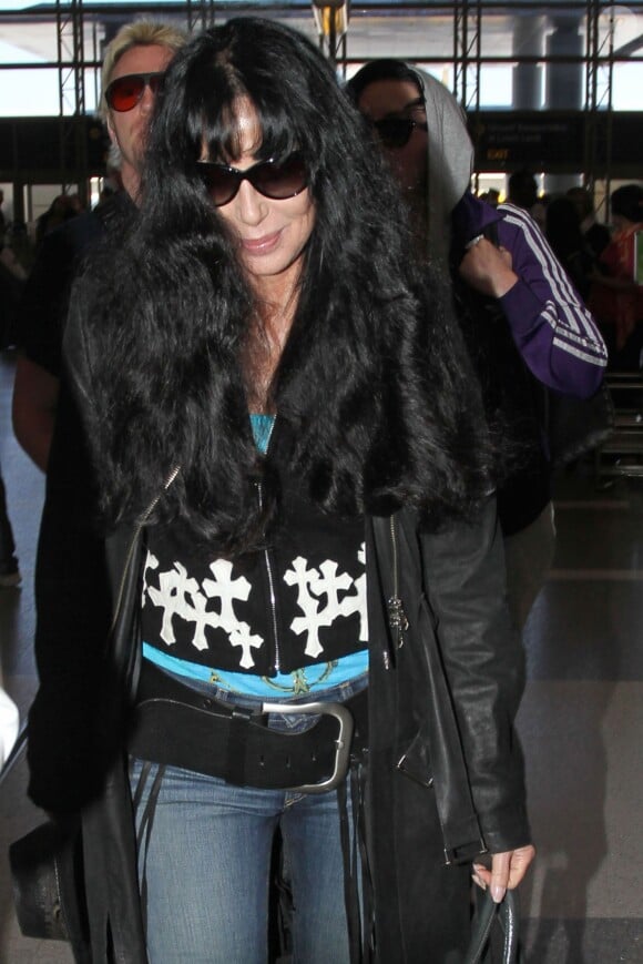 Cher à l'aéroport de Los Angeles, le 29 mai 2013.