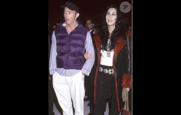 Cher et Elijah Blue à Hollywood, le 30 mars 2001.
