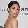 Lily Aldridge arrive à la soirée de l'amfAR à New York Gala en l'honneur de Peter Lindbergh, Vanessa Redgrave et Joely Richardson. Restaurant Cipriani le 5 février 2014