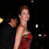 Exclusive. Stephanie Seymour arrive à l'anniversaire de Barbra Steisand à New York en avril 2013