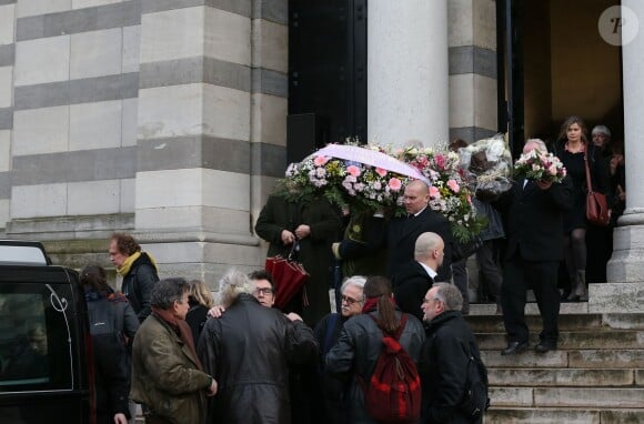 Le dessinateur culte François Cavanna a été inhumé au Père Lachaise à Paris. Le 6 février 2014.