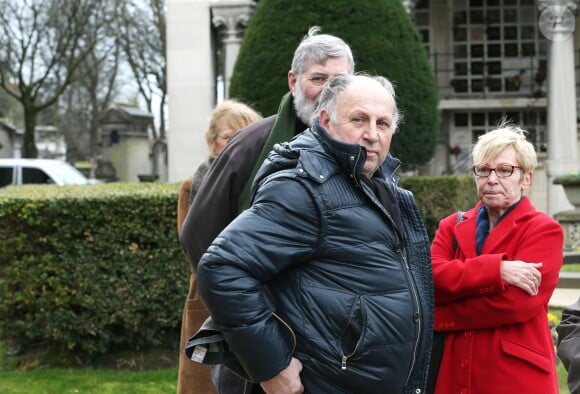 Roger Knobelspiess lors des obsèques de François Cavanna au Père Lachaise à Paris. Le 6 février 2014.