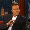 Arnold Schwarzenegger annonce sa candidature au poste de Gouverneur de Californie chez Jay Leno, en 2003