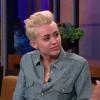 Jay Leno et Miley Cyrus, sur le Tonight Show