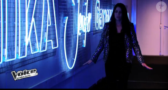 Ginie Line dans The Voice 3, la samedi 8 février 2014 sur TF1