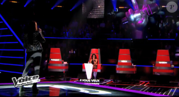 Ginie Line dans The Voice 3, la samedi 8 février 2014 sur TF1