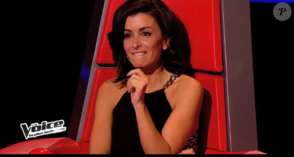 Jenifer séduite par la prestation de Ginie Line dans The Voice 3, la samedi 8 février 2014 sur TF1