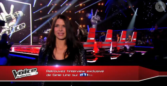 Ginie Line dans The Voice 3, la samedi 8 février 2014 sur TF1