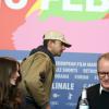Shia LaBeouf quitte brutalement la conférence de presse de Nymphomaniac après avoir cité Eric Cantona, à la Berlinale 2014, le 9 février.