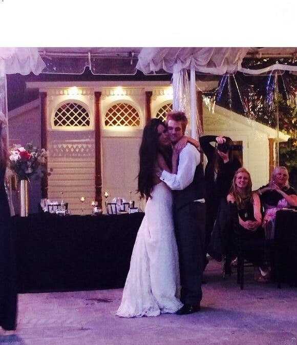 Aaron Carter et sa soeur Angel, le 8 février 2014.