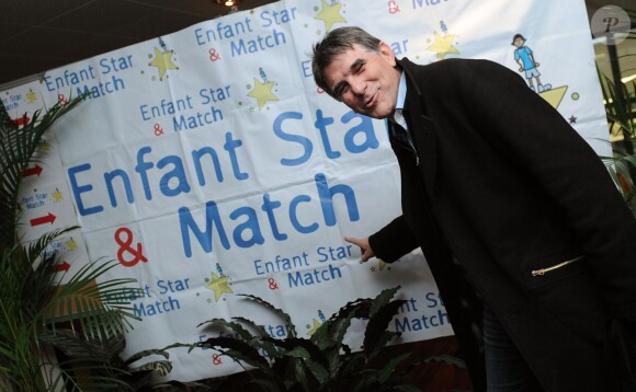 Tex lors du lancement de l'opération Sourire gagnant de l'association Enfant Star & Match à Levallois-Perret le 10 février 2014