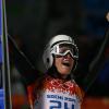 Coline Mattel, la petite merveille tricolore, a décroché la médaille de bronze lors de l'épreuve de saut à ski le 11 février 2014 lors des Jeux olympiques de Sotchi