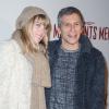 Nagui et sa femme Mélanie Page lors de la première du film Monuments Men à l'UGC Normandie à Paris le 12 février 2014.