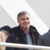 George Clooney sur le tournage de Tomorrowland à Valence (Espagne), le 21 janvier 2014.