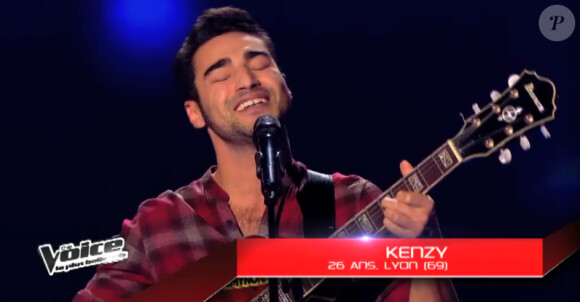 Kenzy dans The Voice 3 sur TF1 le samedi 15 février 2014