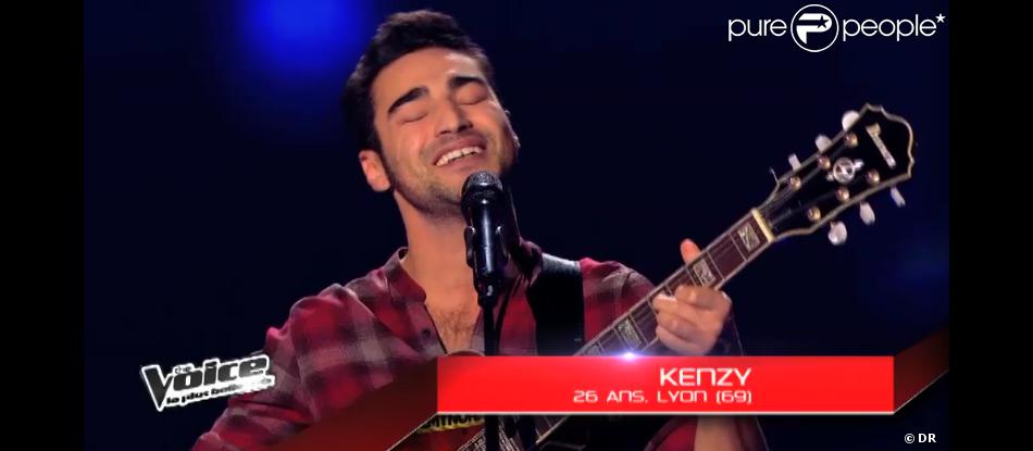 Kenzy dans The Voice 3 sur TF1 le samedi 15 février 2014