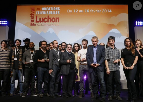 La cérémonie de clôture du 16e Festival de Luchon dans les Pyrénées, le 15 février 2014