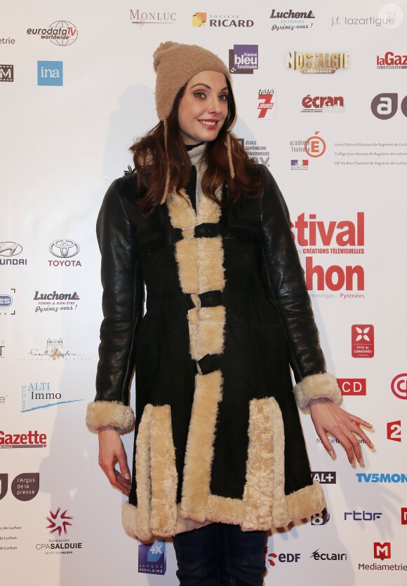 Frederique Bel, le 15 février 2014, durant le 16 Festival des créations télévisuelles de Luchon