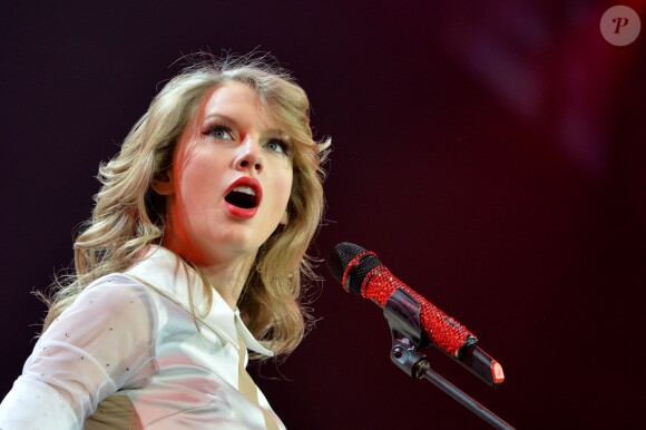 Taylor Swift en concert à Berlin, le 7 février 2014.