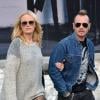 Malin Akerman (enceinte) et son mari Roberto Zincone sont allés faire du shopping chez All Saints à Los Angeles. Le 28 novembre 2012