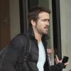 Exclusif - Ryan Reynolds reçoit la visite de sa femme Blake Lively sur le tournage du film "Mississipi Grind" à la Nouvelle-Orléans, le 18 février 2014.