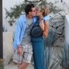 Exclusif - Charlie Sheen et sa petite amie Brett Rossi, une star du porno à Cabo San Lucas, le 30 novembre 2013.