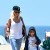 Christina Aguilera et son fils Max à Venice Beach à Los Angeles le 11 août 2013