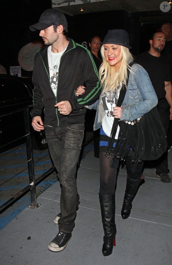 Christina Aguilera et Matt Rutler à Los Angeles le 9 juin 2012