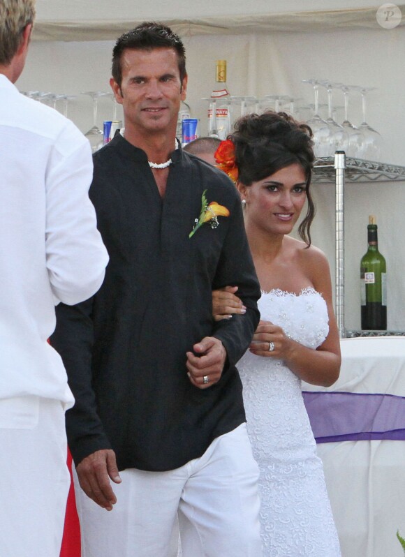 Mariage de Lorenzo Lamas avec Shawna Craig, au Mexique, le 30 avril 2011