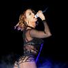 Beyoncé sur la scène des Grammy Awards au Staples Center de Los Angeles, le 26 janvier 2014.