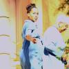 Kerry Washington (enceinte) lors de sa baby Shower chez Shonda Rhimes à Los Angeles, le 23 février 2014.