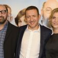 Kad Merad, Dany Boon et Judith El Zein lors de l'avant-première du film "Supercondriaque" au Gaumont Opéra à Paris, le 24 février 2014