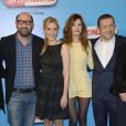 Kad Merad, Judith El Zein, Alice Pol et Dany Boon lors de l'avant-première du film "Supercondriaque" au Gaumont Opéra à Paris, le 24 février 2014
