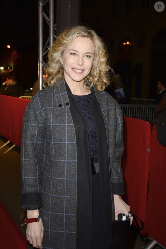 Pascale Arbillot lors de l'avant-première du film "Supercondriaque" au Gaumont Opéra à Paris, le 24 février 2014