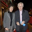 Bernard Fixot et son épouse Valérie-Anne Giscard d'Estaing lors de l'avant-première du film "Supercondriaque" au Gaumont Opéra à Paris, le 24 février 2014