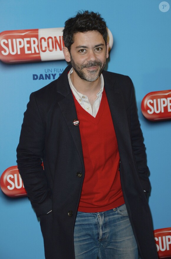 Manu Payet lors de l'avant-première du film "Supercondriaque" au Gaumont Opéra à Paris, le 24 février 2014