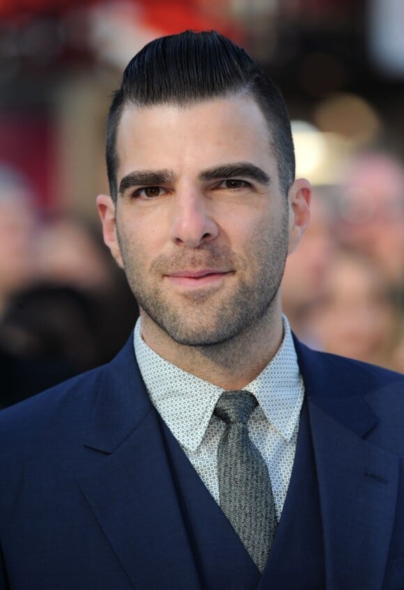 Zachary Quinto lors de la première de Star Trek Into Darkness à Londres le 2 mai 2013.