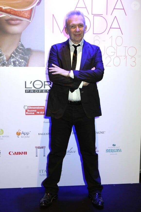 Jean Paul Gaultier à Rome, le 8 juillet 2013.