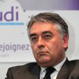  Le député-maire de Cholet, Gilles Bourdouleix, au congrès de l'UDI, à Cholet, le 8 février 2013. 
  