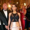 Kim Kardashian assiste au bal de l'Opéra de Vienne. Le 27 février 2014.