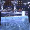 Teiva et Jérémy lors de leur battle dans The Voice 3, le samedi 29 février 2014 sur TF1
