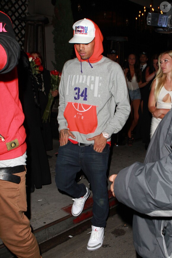 Chris Brown à Los Angeles, le 5 août 2013.