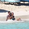 Exclusif - Sonia Rolland et son amoureux Jalil Lespert en vacances au Royal Palm à l'île Maurice, le 13 février 2014
