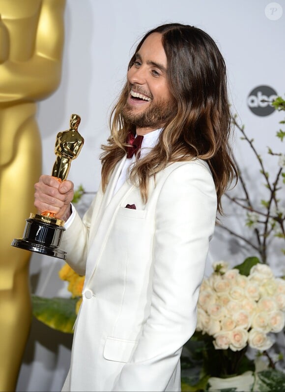 Jared Leto lors de la cérémonie des Oscars le 2 mars 2014