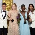 Matthew McConaughey, Cate Blanchett, Lupita Nyong'o et Jared Leto lors de la cérémonie des Oscars le 2 mars 2014