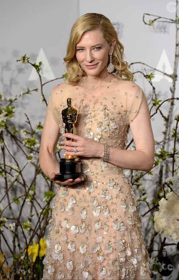 Cate Blanchett lors de la cérémonie des Oscars le 2 mars 2014