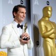 Matthew McConaughey lors de la cérémonie des Oscars le 2 mars 2014