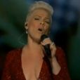 Pink reprend Somewhere Over The Rainbow, aux Oscars, le 2 mars 2014.