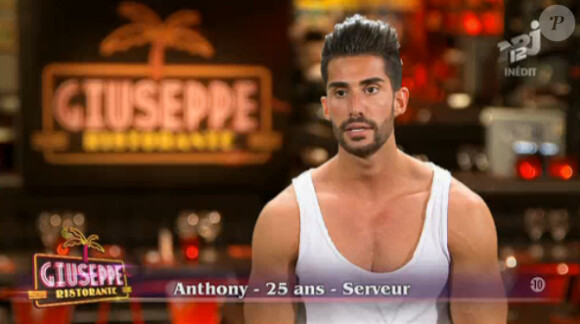 Anthony - "Giuseppe Ristorante, une histoire de famille". Le 3 mars 2014 sur NRJ 12.