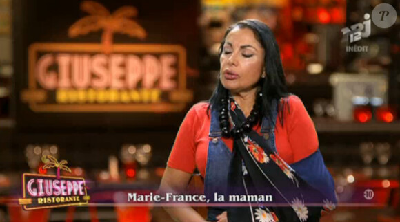 Marie-France - "Giuseppe Ristorante, une histoire de famille". Le 3 mars 2014 sur NRJ 12.